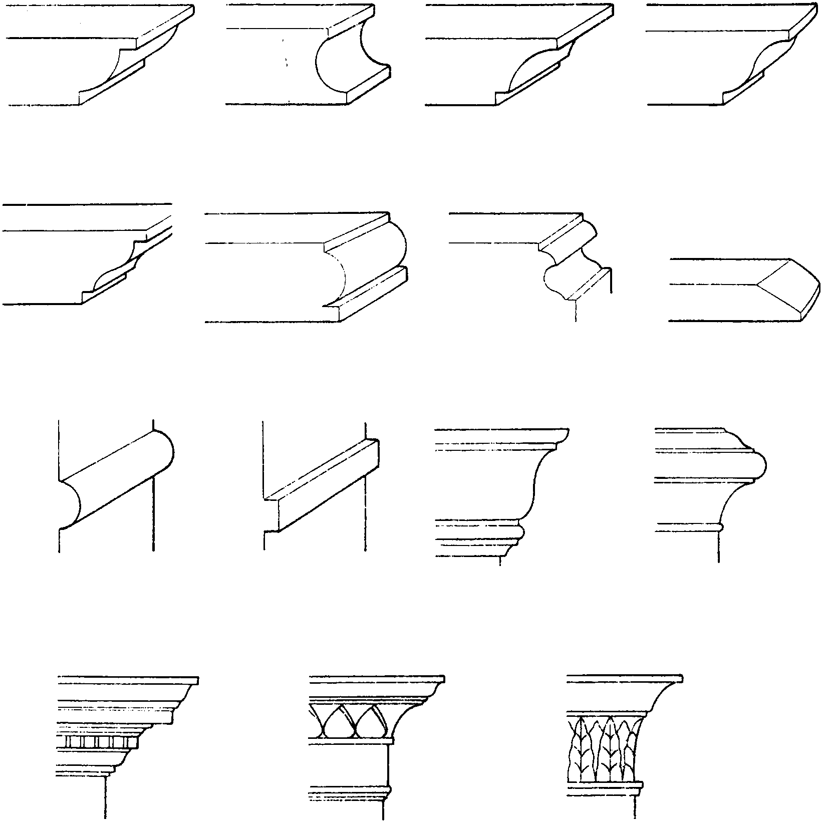 書柜各部件詳細圖樣